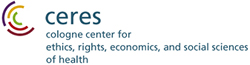 Logo von Ceres (Cologne center for ethics, rights, economics and social sciences of health)